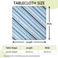 thumbnail image 2 of Fashionable Boho Print Table Cover 36x36 Inch Square Elastic Tablecloth for Kitchen Table Patio Dining and Outdoors, 2 of 6