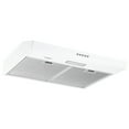 thumbnail image 1 of Ancona 24 Po. Hotte de Cuisine Convertible sous Armoire en Acier Inoxydable Blanc, 1 of 6