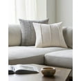 thumbnail image 4 of Livabliss x Becki Owens Mindy Modern Accent Pillow, 22"L x 22"W, Light Beige, 4 of 5