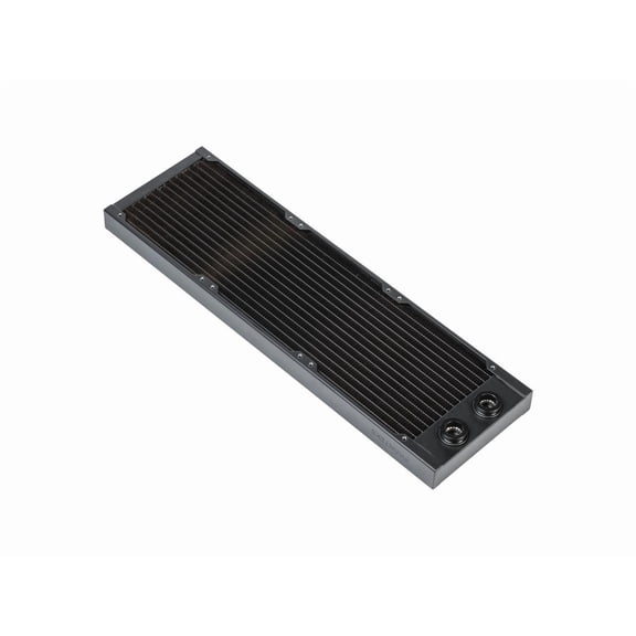 Glacier EZ-Fit 420RAD-30, 420mm-30mm thick Water-Cooling Copper Radiator, Integrated 16mm EZ-Fit fitting, Black