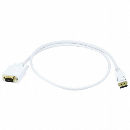UPC: 0844660060185 | Monoprice DisplayPort to VGA Cable 3 ft. 6018