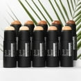 thumbnail image 4 of Palladio BUILD + BLEND Foundation Stick, Contour Stick for Face, Professional Makeup for Perfect Look, 0.25 Ounce (Warm Caramel), 4 of 8