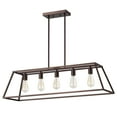 thumbnail image 2 of RADIANCE goods Industrial 5 Light Oil Rubbed Bronze Island Pendant Ceiling Fixture 38" Wide, 2 of 12
