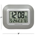 thumbnail image 2 of Westclox 0.99" Digital Modern Indoor Wall Clock, Easy To Read Lcd Display, 2 of 5