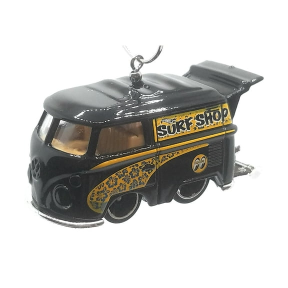 Christmas Ornament for Volkswagen Kool Kombi Black Yellow