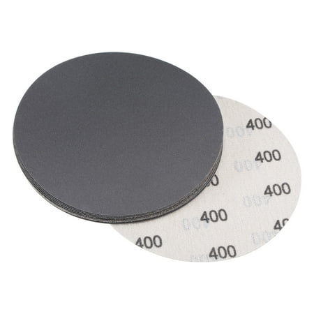 

Uxcell 6 Inch 400 Grit Hook and Loop Wet Dry Usable Silicon Carbide C-Weight Backing Sanding Disc 10Pack