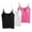 Hot Pink, variant on Alkepwun Shelf Bra Camisoles Top for Women Adjustable Spaghetti Strap Tank Tops Basic Layer Undershirts Camis 3 Pack