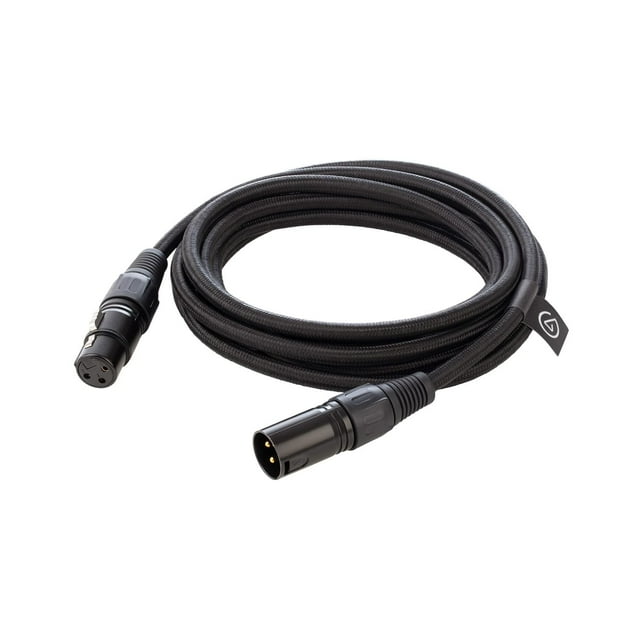 Micrófono blindado Elgato con cable XLR de 3 m, macho a hembra
