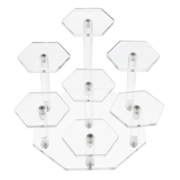 Acrylic Display Rack For Kids Home Decoration 15X15X12CM Multi-Layer Display 1Pcs
