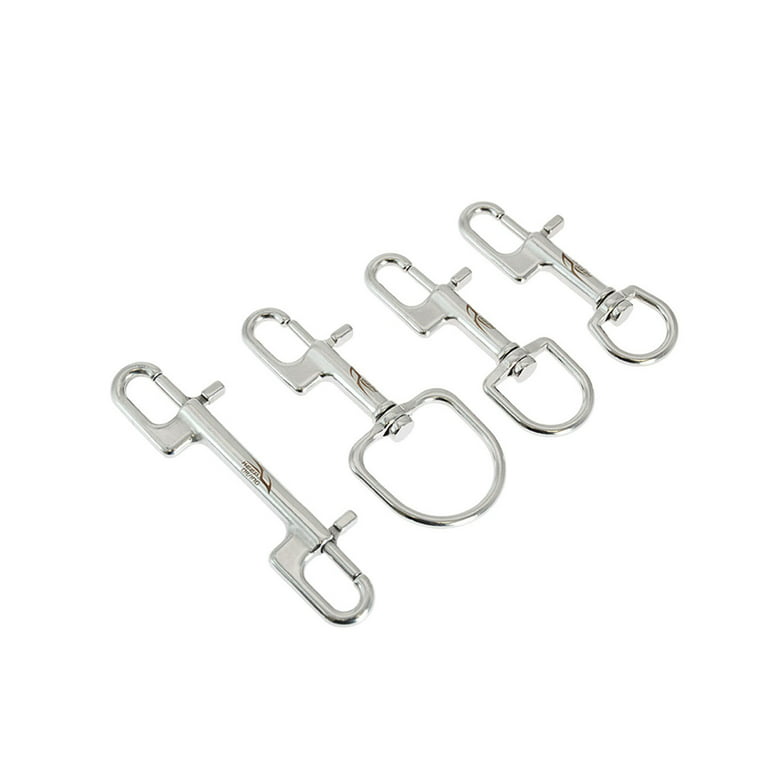 Scuba Diving Clips, Stainless Swivel Eye Snap Hook Dive Double Ended Bolt  Hook 