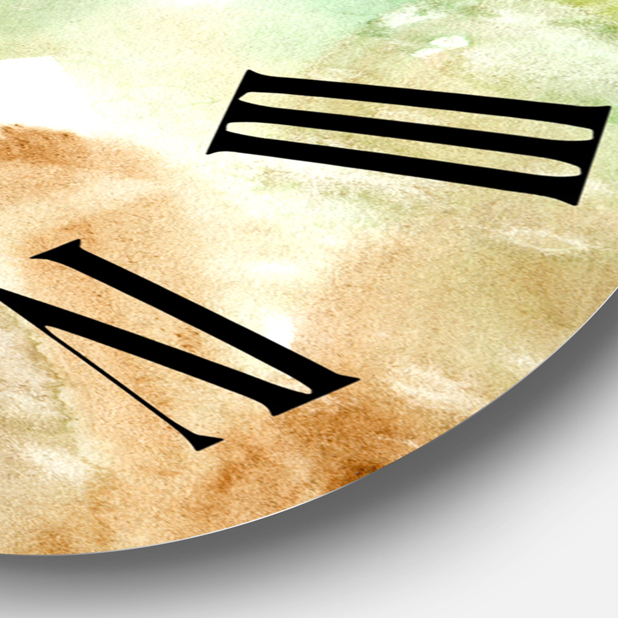 Designart 1 in Quartz Modern/Contemporary Wall Clock