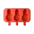 thumbnail image 1 of Ainf Cute Silicone Ice Homemade Popsicle Maker Easy Release Snowman Ice Maker, 1 of 3