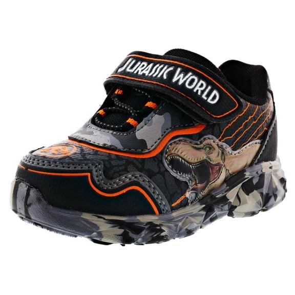 Favorite Characters Boys Jurassic World JPS321 Lighted Athletic Sneakers