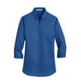 thumbnail image 5 of Port Authority Ladies 3/4-Sleeve SuperPro Twill Shirt-L665, 5 of 6