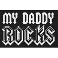 thumbnail image 2 of Old Glory Toddler Father's Day My Daddy Rocks Short Sleeve Graphic T Shirt, 2 of 6
