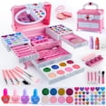 thumbnail image 1 of Kit de maquillaje GORISPI para niños y niñas, 66 piezas, lavable de 3 a 12 años, 1 of 7