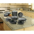 thumbnail image 4 of Cuisinart Chef's Classic Non-Stick Hard Anodized, 17 Piece Set, Black (66-17N) with 2x Deco Gear Red Oven Mitt, 4 of 5
