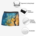 thumbnail image 3 of Pofeuu Abstract Night Sky Tree Print Men’s Boxer Briefs, Moisture-Wicking Underwear, Regular,Trunk-Medium, 3 of 5
