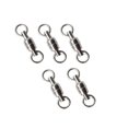 thumbnail image 1 of QualitChoice 5Pcs Roulement Pivotants Connecteur Roulement Robuste Tirant Anneaux Solides Pièces de Crochet de Pêche Portables en Acier Inoxydable 1 3, 1 of 6