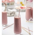 thumbnail image 3 of GUSTO [200 Pack] Pink & Gold Paper Straws Disposable, 100% Biodegradable Multi-Pattern Party Straws for Birthday, Wedding and Holiday Decoration - Formerly Comfy Package, 3 of 6