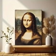 thumbnail image 6 of Qisvanset Mona Lisa Portrait Art Decor Canvas Wall Art 15.75x11.81 Inches, 6 of 8