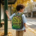 thumbnail image 6 of Black and Blue Leopard Print 17" School Backpacks for Teens,Waterproof Oxford Fabric,S-Shape Padded Straps for School,Travel,Hiking,Camping, 6 of 6