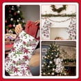 thumbnail image 7 of Lsque Lilies Flowers Pattern 18 Inch Christmas Stockings, Festive Holiday Stocking for Christmas Decorations Holiday Decor, 7 of 7
