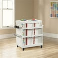 thumbnail image 2 of Pemberly Row Craft Cart in Soft White, 2 of 3