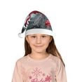 thumbnail image 5 of Balery Flamingo On The Jungle Pattern Santa Hat Christmas Hat Funny Christmas Hat Christmas Knitted Beanie Hat For Kids, 5 of 6