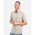 thumbnail image 2 of CORE365 CE510L Men's Ultra UVP Marina Shirt-Stone-5XL, 2 of 6