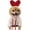 White, variant on TECHMILY Pet Clothes Dog Hoodies Warm Sweatshirt Coat Puppy Autumn Winter Apparel Jumpsuit