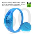 thumbnail image 6 of LED Glow Bracelets Light Up Wristbands Flashing Arm Wrist Bands, Night Running LED Bracelet Sound Control Light up Silicone Flashing Wristband for Party Children Party Sports (blue), 6 of 9