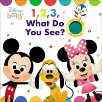 Disney Baby: 1, 2, 3 What Do You See? (Board Book)