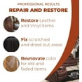 FORTIVO Dark Brown Leather Recoloring Balm Leather Repair Kits for