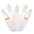 thumbnail image 3 of Northlight 20-Count Clear Mini Christmas Light Set, 3.9 ft White Wire, 3 of 3