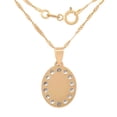 thumbnail image 2 of Cadena Medalla Virgen Casa del Anillo 1.3 Cm Oro Sólido 14K Amarillo, 2 of 4