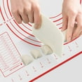 thumbnail image 6 of RUseeN Silicone Baking Mat Non Slip Pastry Mat with Measurement Non Stick BPA Free Baking Mat Sheet for Rolling Dough Counter Cookies Pie, 24 x 16 Inches Red, 6 of 7