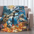 Blue Pumpkin Jack The Nightmare Before Christmas Blanket for Couch Bed