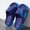 Navy Color, variant on Men'S EVA Slide Sandals - Non-Slip, Massage Design, White with Black Accents, Perfect for Indoor & Outdoor Use, All-Season Comfort, Indoor Slippers | Sporty Sandals | EVA Sandals