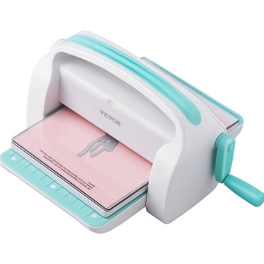 Manual Die Cutting Embossing Machine Portable 9 Inch Opening Scrapbooking Craft Kit White