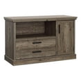 thumbnail image 1 of Pemberly Row Contemporary Engineered Wood Credenza in Pebble Pine/Brown, 1 of 6
