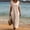 🔥 Pink, variant on Sentmoon Boho Dresses for Women Shirt Dress Summer 2026 Solid Color Short Sleeve Crew Neck Regular Fit Modest Dress with Pockets for Travel and Holiday S-3XL