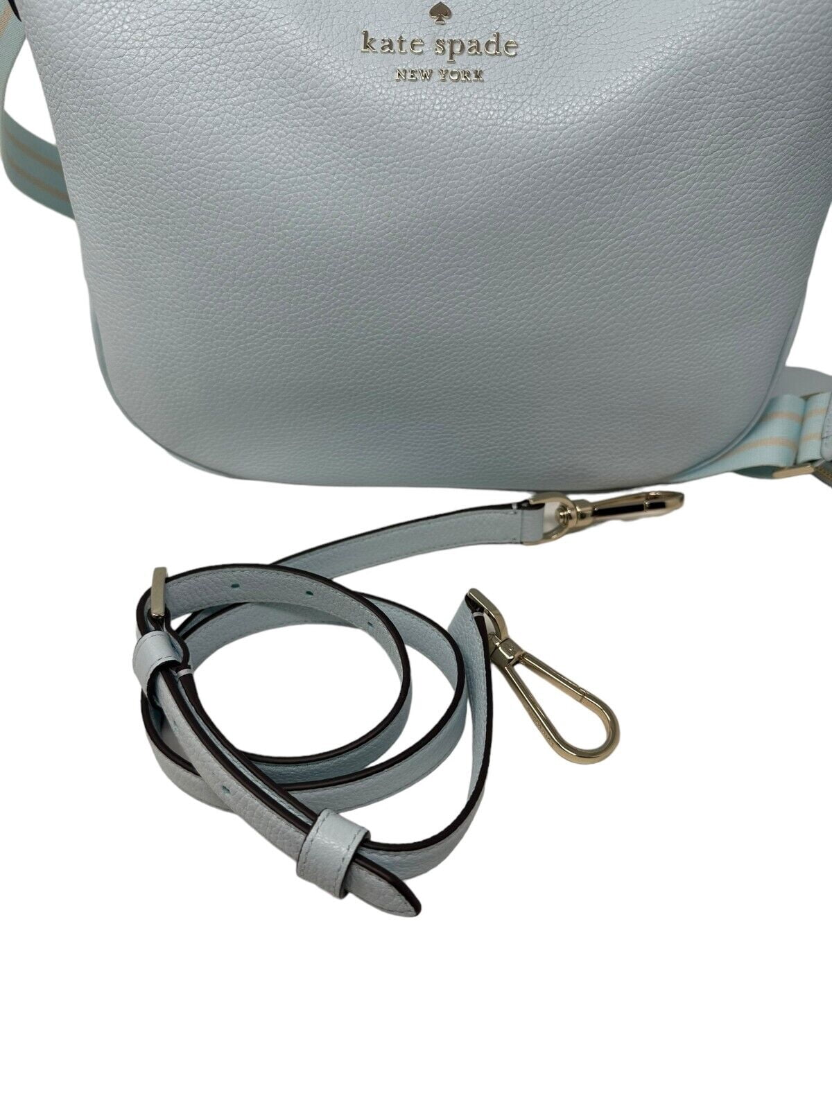 Kate Spade Rosie Pebble Leather Crossbody Bag W/ Coin Purse K5807 $399 (Crip Sky)