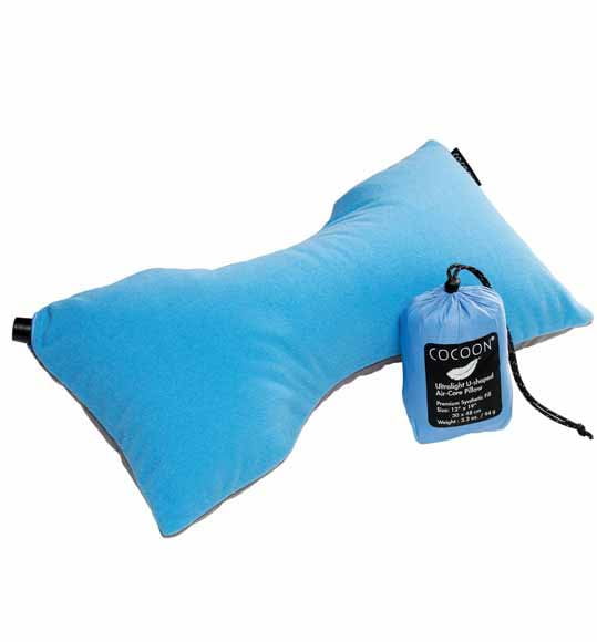 Cocoon 6 Piece Travel Set with Pillow Ultralight green//black pillow