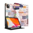 thumbnail image 1 of wonim11 for iPad Air 13 Inch M2/M3, Pro 12.9 Case - Cute Women Girls Girly Aesthetic Pencil Holder Folio Cover Quotes for Apple Air 13" 2024/2025, Pro 6th/5th/4th/3rd Generation Case, 1 of 1