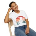 thumbnail image 6 of Funny Social Distancing Cat Sunset Men Women T-shirt, 6 of 7
