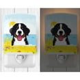 thumbnail image 2 of Caroline's Treasures BB2105CNL Bernese Mountain Dog Summer Beach Ceramic Night Light, 6x4x3", multicolor, 2 of 2