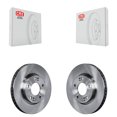 thumbnail image 1 of CMX Front Disc Brake Rotors Pair for Car Kia Forte Soul Koup Forte5 K8-100495, 1 of 8