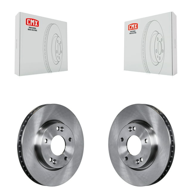 CMX Front Disc Brake Rotors Pair for Car Kia Forte Soul Koup Forte5 K8-100495