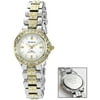 Personalized Planet Armitron Women's Mother-of-Pearl Two-tone Dress Watch